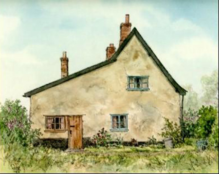 Peanut Cottage / Painting by Mike Webb